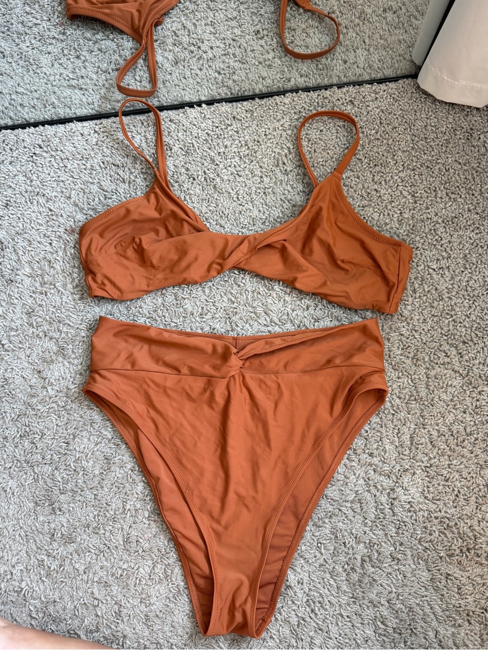 Aerie High-Waist Twist Front Bikini Set
